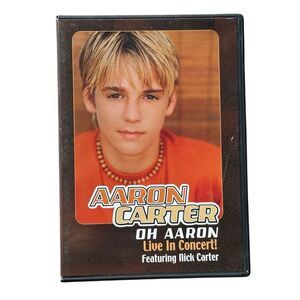 Aaron Carter Oh Aaron Live In Concert DVD Featuring Nick Carter